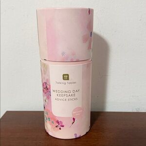 Brand New!! Talking Tables Pink Wedding Day Keepsake Advice Sticks